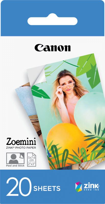 Aanbieding Canon Zink Fotopapier (20 vellen)