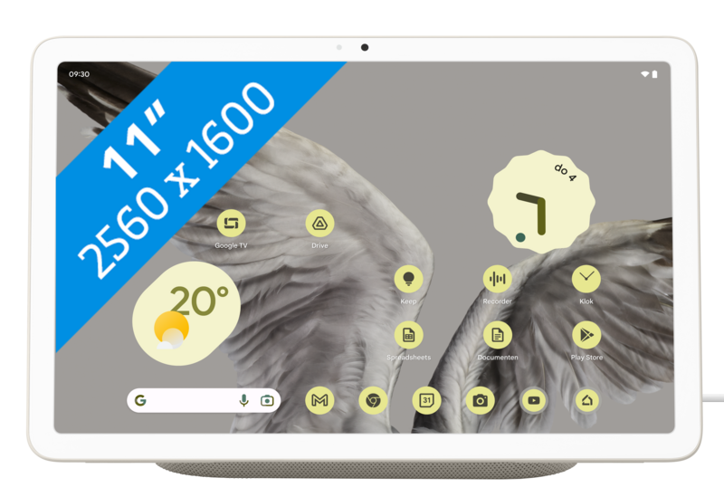 Aanbieding Google Pixel Tablet 256GB Wifi Crème en Oplaaddock met Speaker