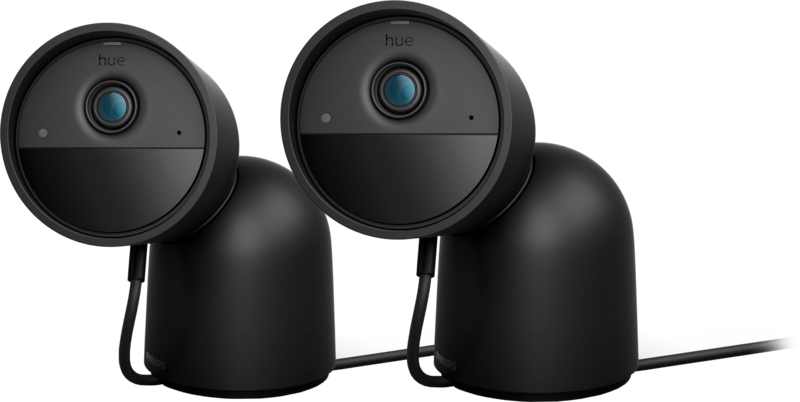 Aanbieding Philips Hue Secure desktop beveiligingscamera Zwart 2-pack