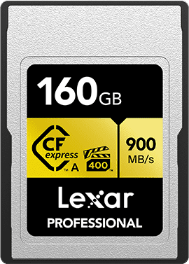 Aanbieding Lexar Professional GOLD 160GB CFexpress Type A
