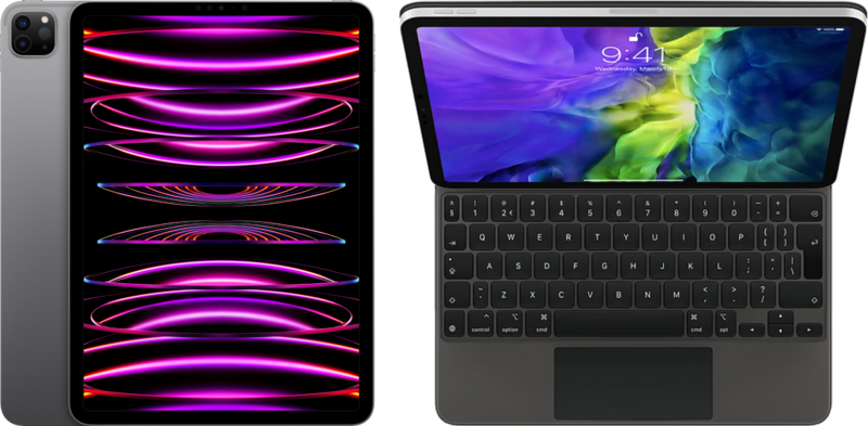 Aanbieding Apple iPad Pro (2022) 11 inch 128GB Wifi Space Gray + Magic Keyboard