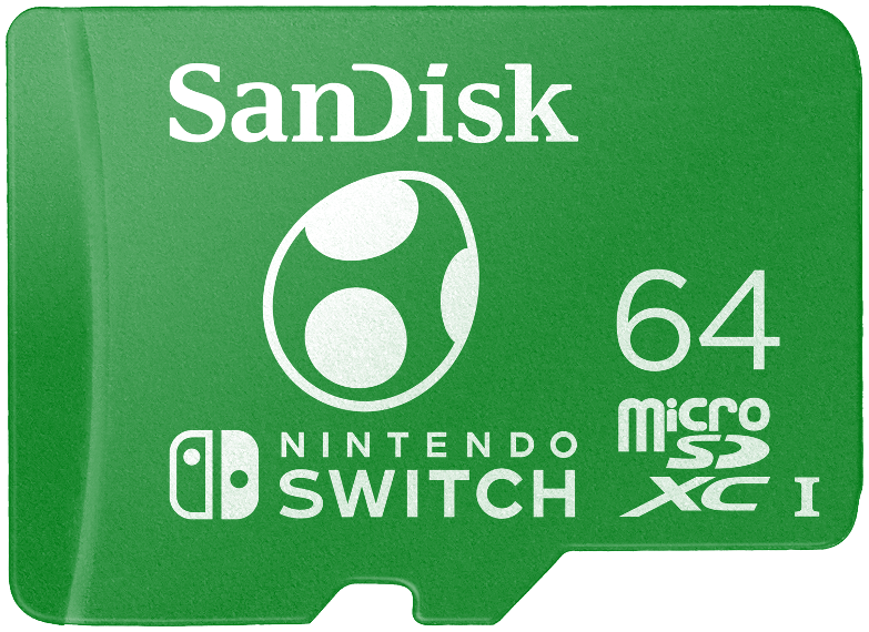 Aanbieding SanDisk MicroSDXC Extreme Gaming 64GB Yoshi (Nintendo licensed)