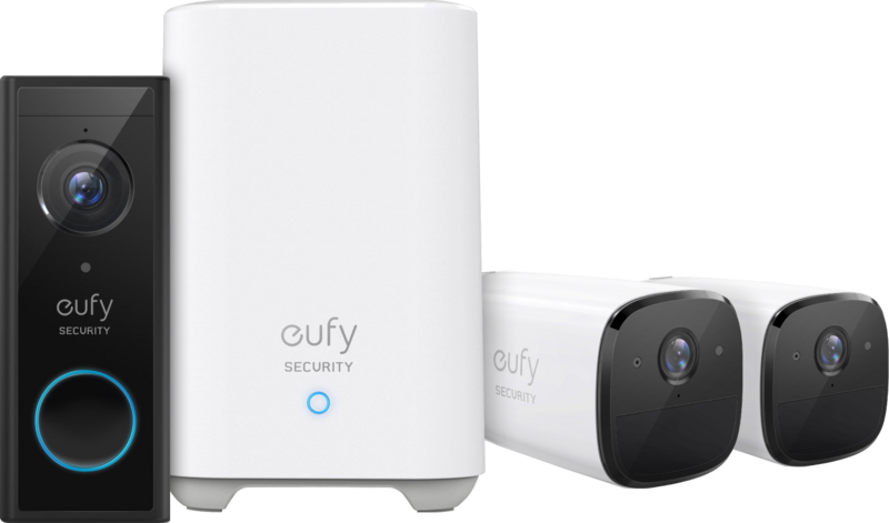 Aanbieding Eufycam 2 Pro Duo Pack + Video Doorbell Battery