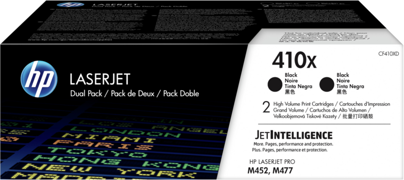 Aanbieding HP 410X Toner Zwart Duo Pack (Hoge Capaciteit)