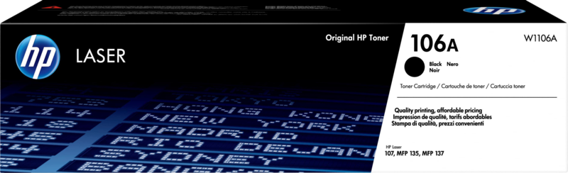 Aanbieding HP 106A Toner Zwart