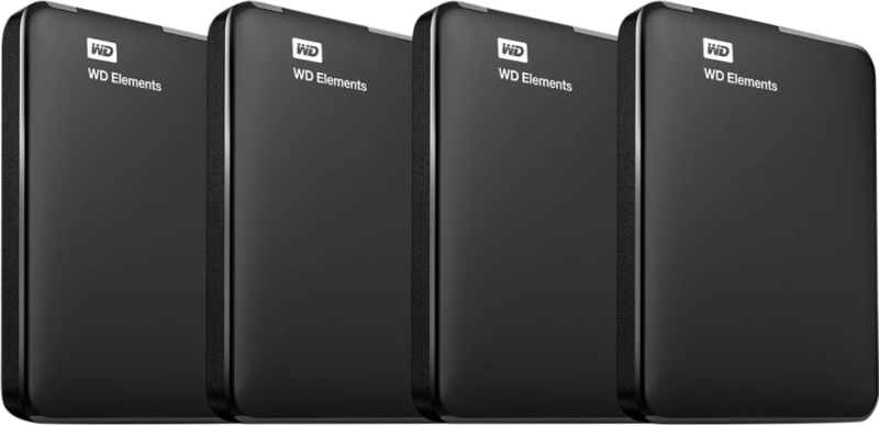 Aanbieding WD Elements Portable 5TB 4-Pack