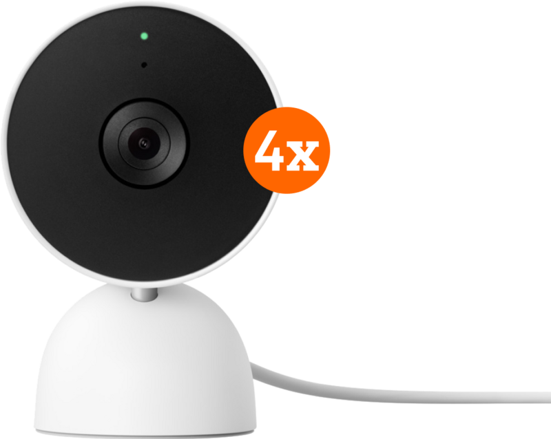 Aanbieding Google Nest Cam Indoor Wired 4-pack