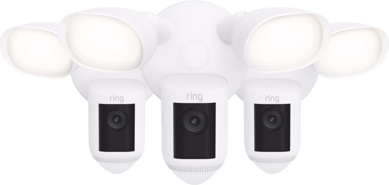 Aanbieding Ring Floodlight Cam Wired Pro Wit 3-pack