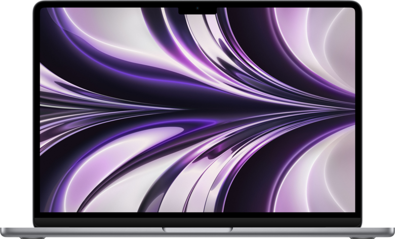 Aanbieding Apple MacBook Air (2022) M2 (8 core CPU/8 core GPU) 16GB/256GB Space Gray QWERTY