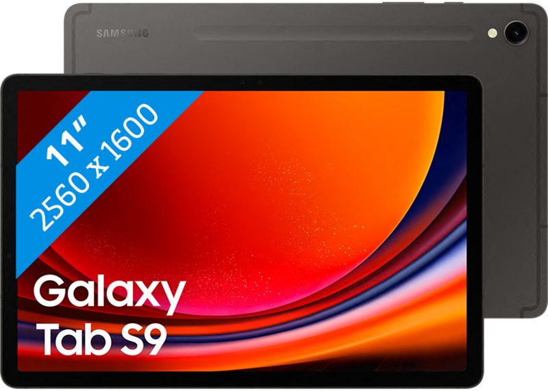 Aanbieding Samsung Galaxy Tab S9 11 inch 256 GB Wifi  Zwart