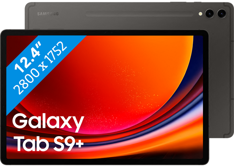 Aanbieding Samsung Galaxy Tab S9 Plus 12.4 inch 512 GB Wifi Zwart