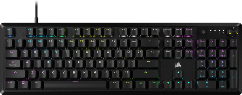 Aanbieding Corsair K70 RGB Core Gaming Toetsenbord Qwerty Zwart