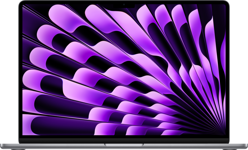 Aanbieding Apple MacBook Air 15 inch (2024) M3 (8 core CPU/10 core GPU) 8GB/256GB Spacegrijs QWERTY