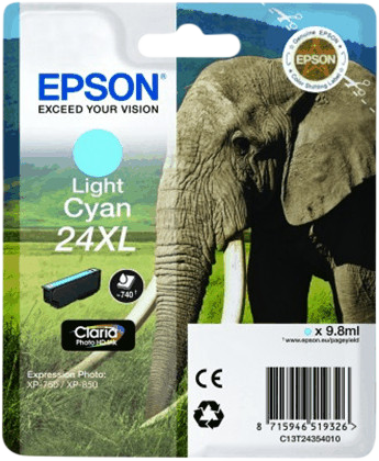Aanbieding Epson 24XL Cartridge Lichtcyaan