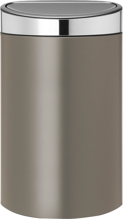 Aanbieding Brabantia Touch Bin 40 Liter Platinum / Matt Steel deksel