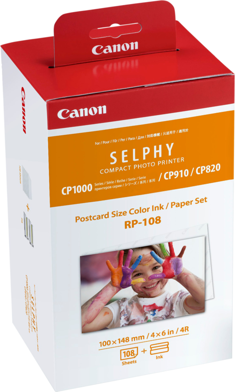 Aanbieding Canon RP-108 Ink Cassette/Paper Set 108 vel