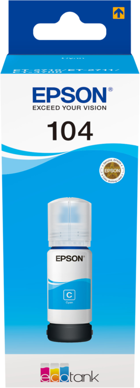Aanbieding Epson 104 Inktflesje Cyaan