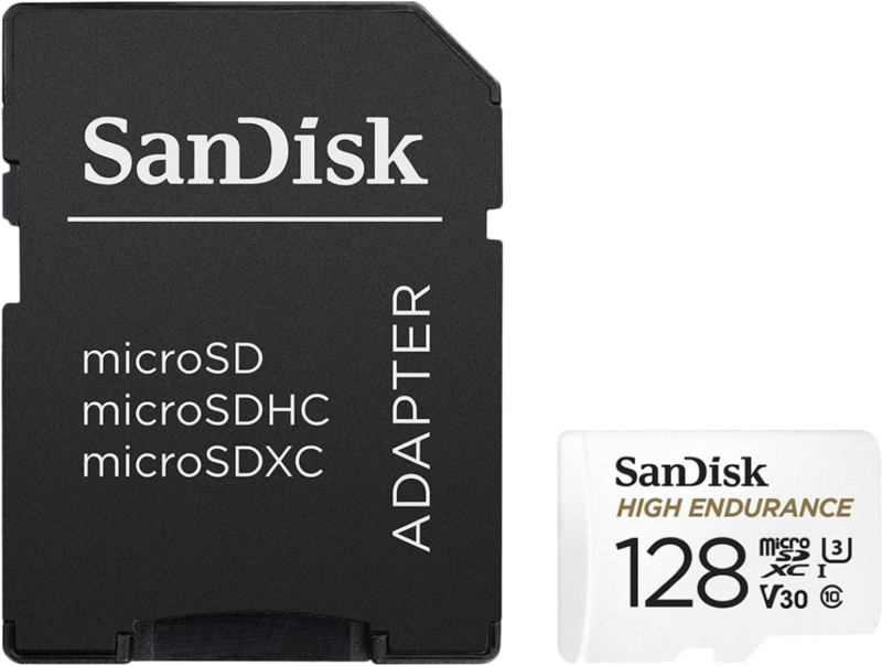 Aanbieding Sandisk Micro SDXC High Endurance 128GB 100MB/s + Adapter