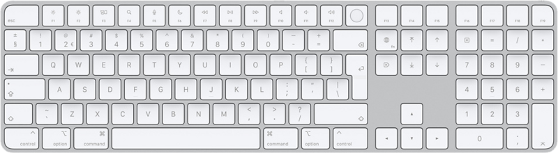 Aanbieding Apple Magic Keyboard met numeriek toetsenblok en Touch ID QWERTY