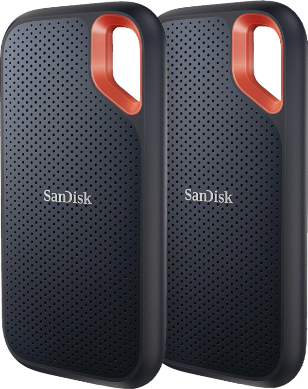 Aanbieding Sandisk Extreme Portable SSD 4TB V2 - Duo Pack