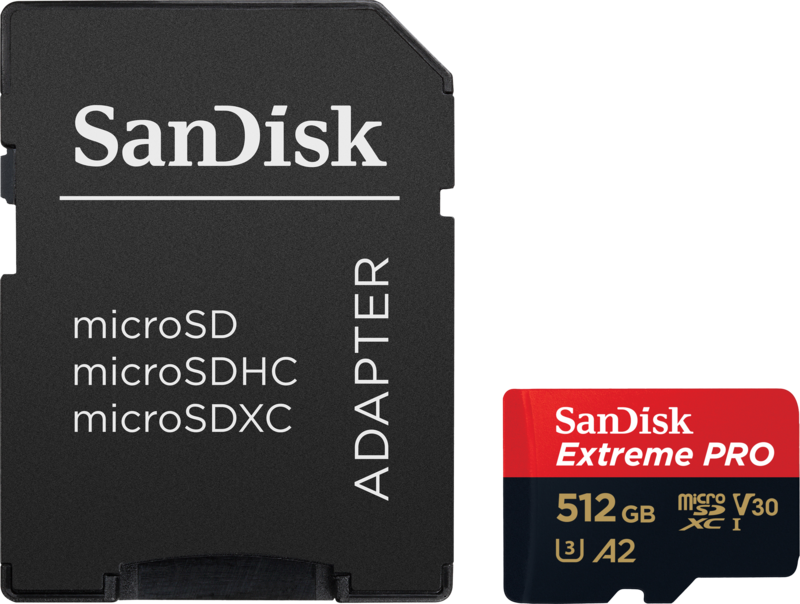 Aanbieding SanDisk MicroSDXC Extreme Pro 512GB 200mb/s