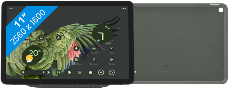 Aanbieding Google Pixel Tablet 128GB Wifi Grijs + Back Cover Grijs