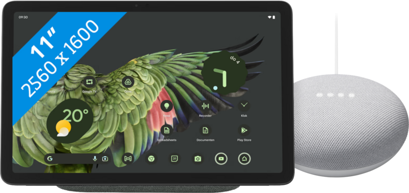 Aanbieding Google Pixel Tablet 128GB Wifi Grijs + Nest Mini Wit