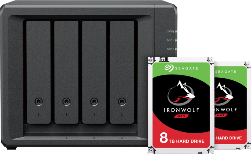 Aanbieding Synology DS423+ + Seagate Ironwolf 16TB (2x8TB)