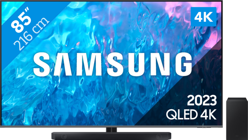 Aanbieding Samsung QLED 85Q70C (2023) + soundbar